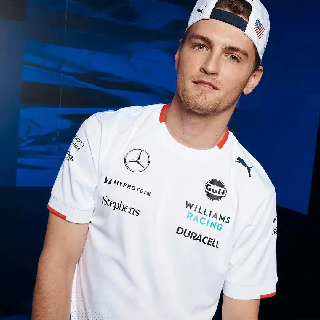 Williams Racing Logan Sargeant Driver Cap White - F1 Vintage Racewear