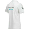 Williams Racing Men's Team Media Polo Shirt-White - Vintage F1 Racewear