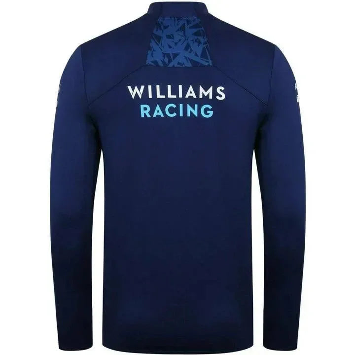 Williams Racing Men's Team Mid Layer Top-Blue - F1 Vintage Racewear