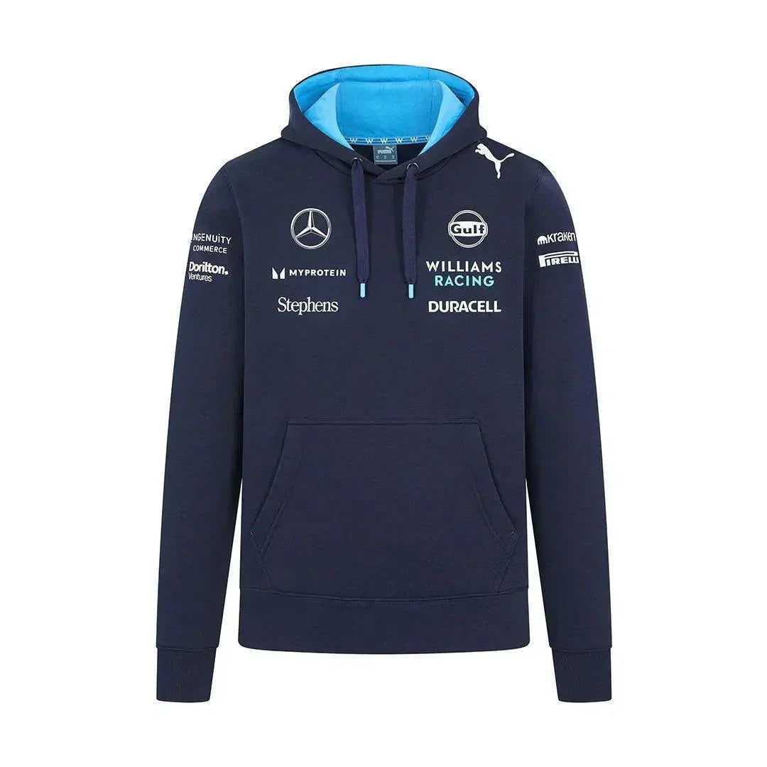 Williams Racing Mens Team Hoodie - F1 Vintage Racewear