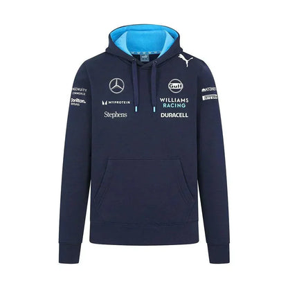 Williams Racing Mens Team Hoodie - F1 Vintage Racewear