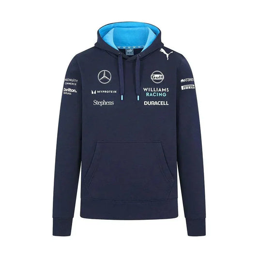 Williams Racing Mens Team Hoodie - F1 Vintage Racewear