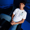 Williams Racing Mens Team Jersey White - Vintage F1 Racewear