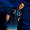 Williams Racing Mens Team Polo Navy - Vintage F1 Racewear
