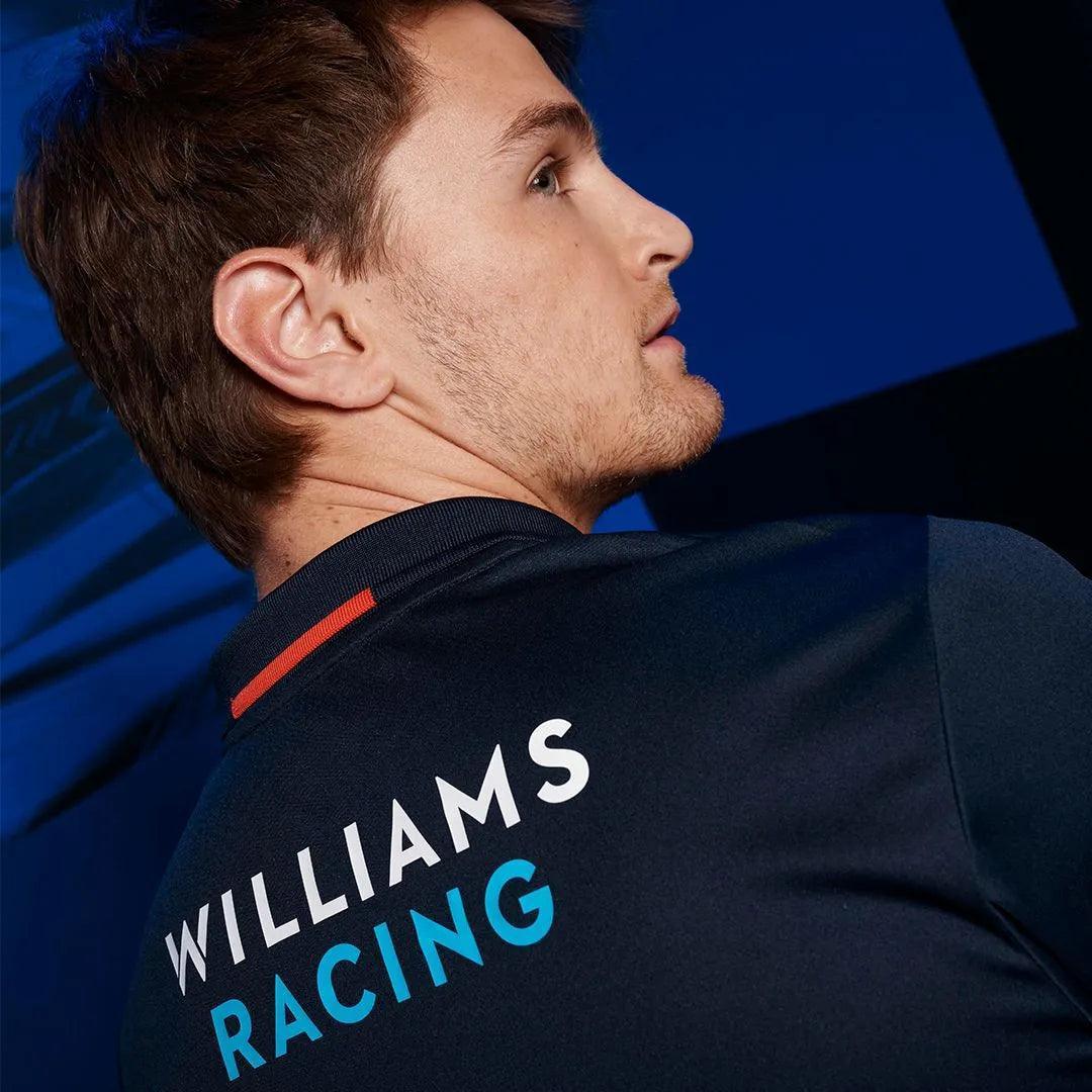 Williams Racing Mens Team Polo Navy - F1 Vintage Racewear
