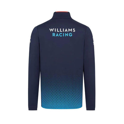 Williams Racing Unisex Team 1/4 Zip Midlayer Top - F1 Vintage Racewear