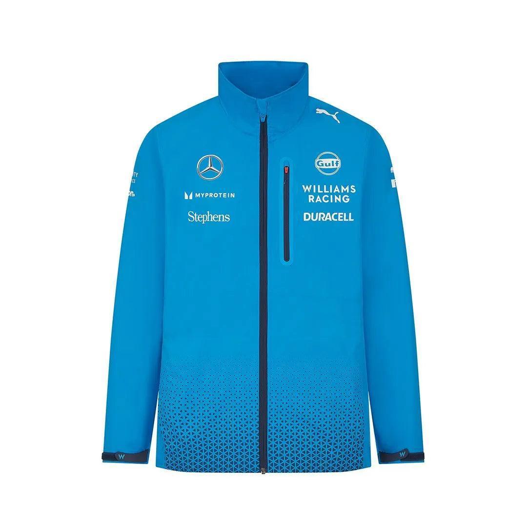 Williams Racing Unisex Team Rain Jacket - F1 Vintage Racewear