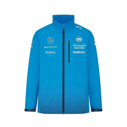 Williams Racing Unisex Team Rain Jacket - F1 Vintage Racewear