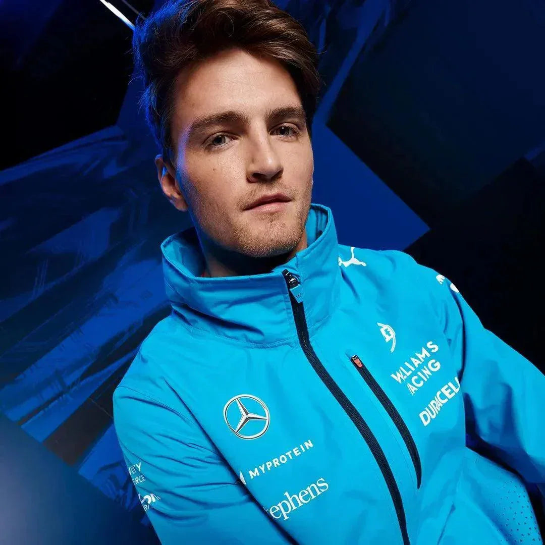 Williams Racing Unisex Team Rain Jacket - F1 Vintage Racewear