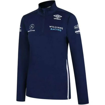 Williams Racing Women's Team Mid Layer Top-Blue - F1 Vintage Racewear