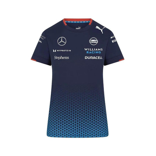Williams Racing Womens Team Jersey Navy - F1 Vintage Racewear
