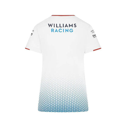 Williams Racing Womens Team Jersey White - F1 Vintage Racewear