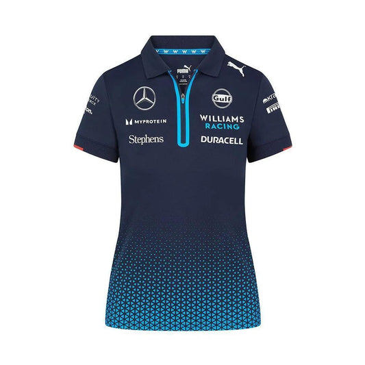 Williams Racing Womens Team Polo Navyccccccccccc - F1 Vintage Racewear