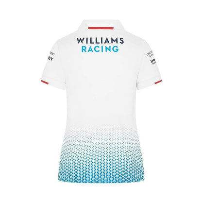 Williams Racing Womens Team Polo White - F1 Vintage Racewear